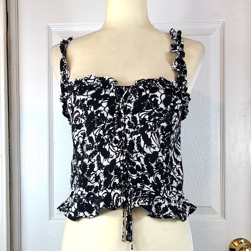 Zara Braided Front Crop Top